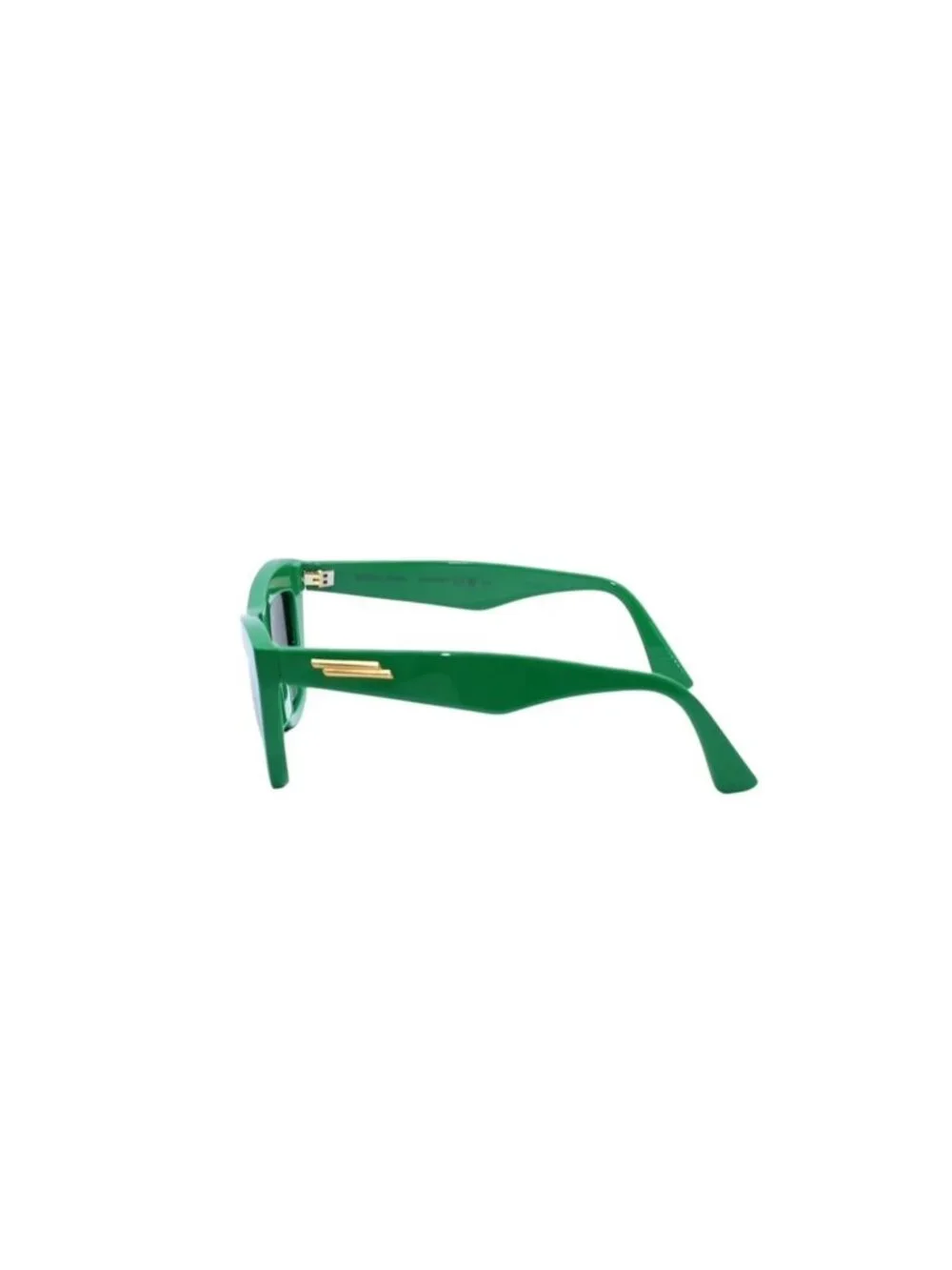 Bottega Veneta Cat Eye Sunglasses Eyewear L 55 Green Gold